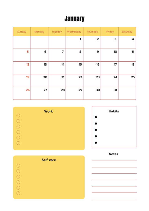 Planner 2025