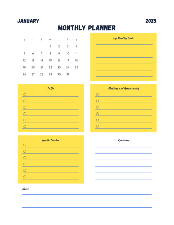 2025 Planner & Organizer: Achieve Your Goals - Image 2