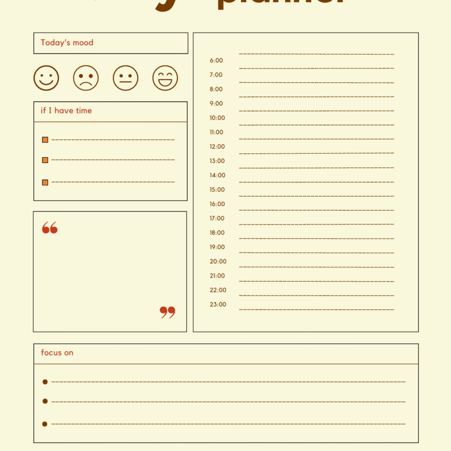 Daily planner