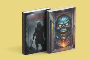 Transform your ebook and mobile device with this terrifyingly beautiful cover and wallpaper. Its hauntingly captivating design will add a touch of darkness and mystery to your digital life.