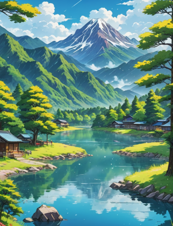 Scenery painting