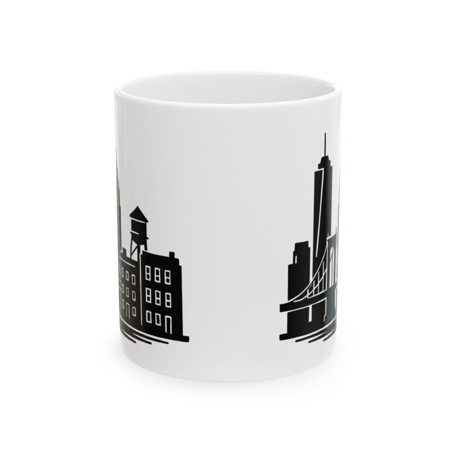 🏙️ Cityscape Ceramic Mug – Sip in Style, Dream in Skylines