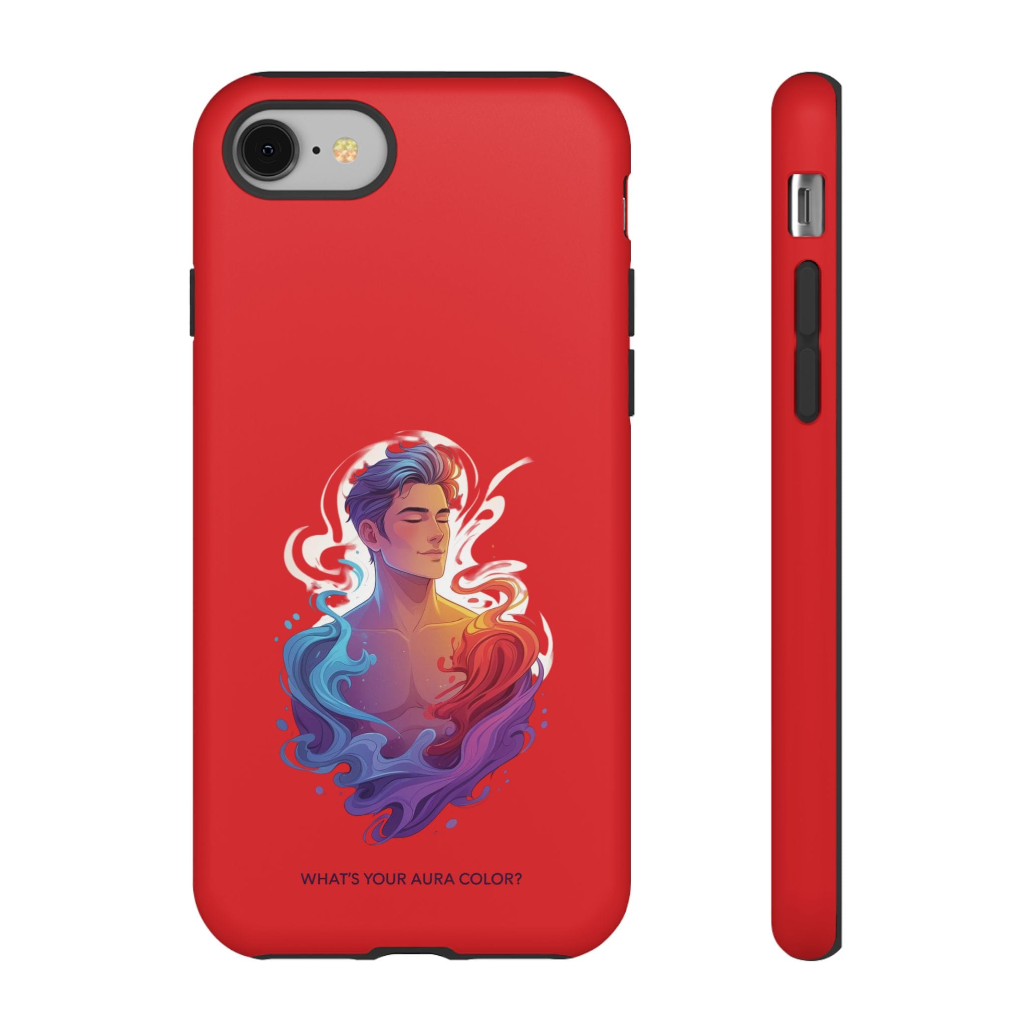 Aura Color Phone Case - Vibrant Aura Design, Unique Gift for Art Lovers, Phone Accessories, Birthday, Celebration, Customizable - Image 2