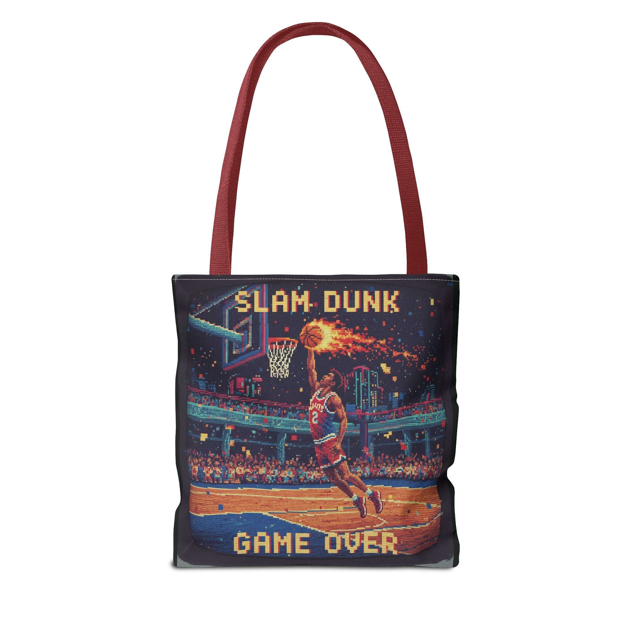 Vibrant Graphic Tote Bag, Stylish Reusable Bag for Shopping, Beach, Gym, Travel, Gift for Sports Lovers, Retro Gaming Enthusiasts - Image 6