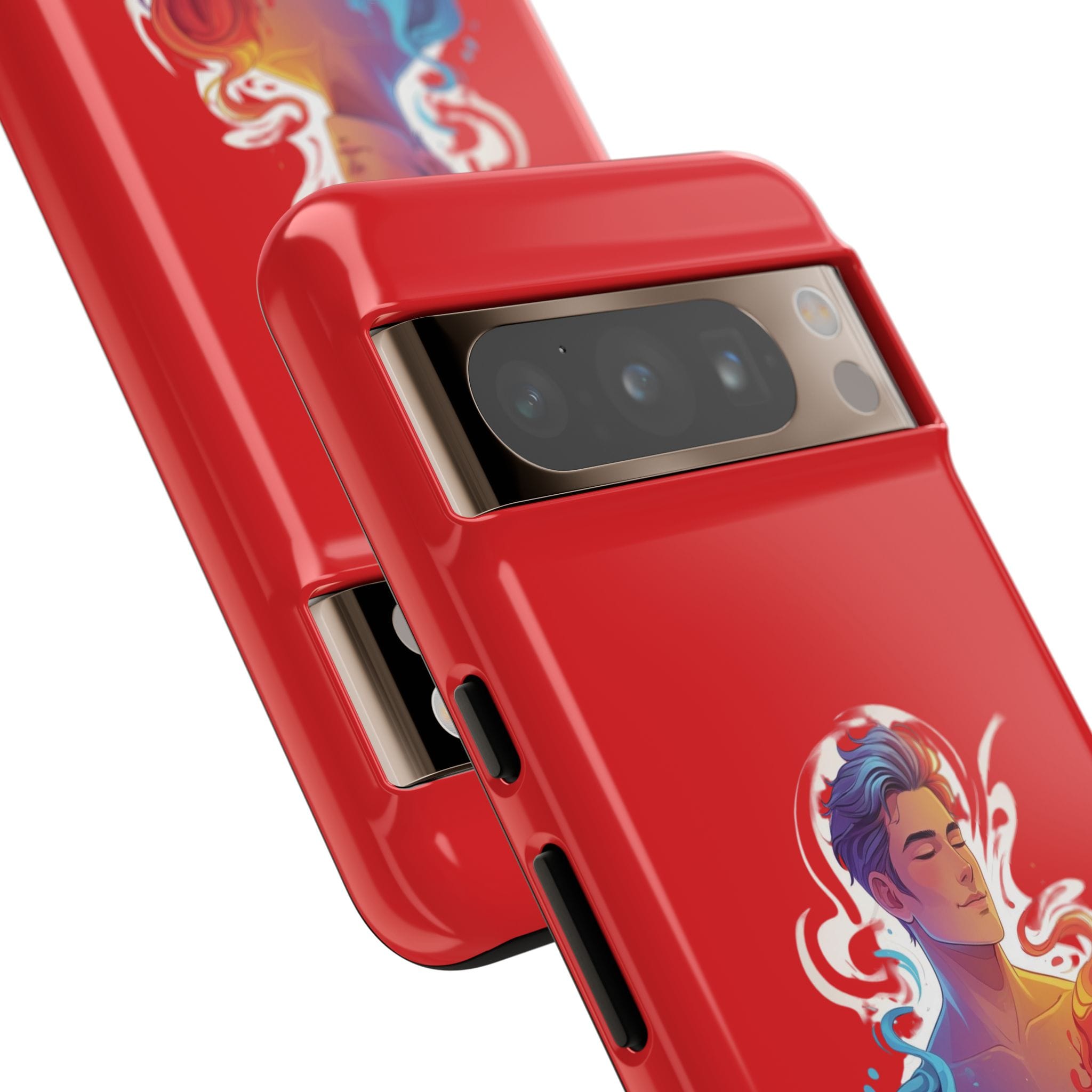 Aura Color Phone Case - Vibrant Aura Design, Unique Gift for Art Lovers, Phone Accessories, Birthday, Celebration, Customizable - Image 124