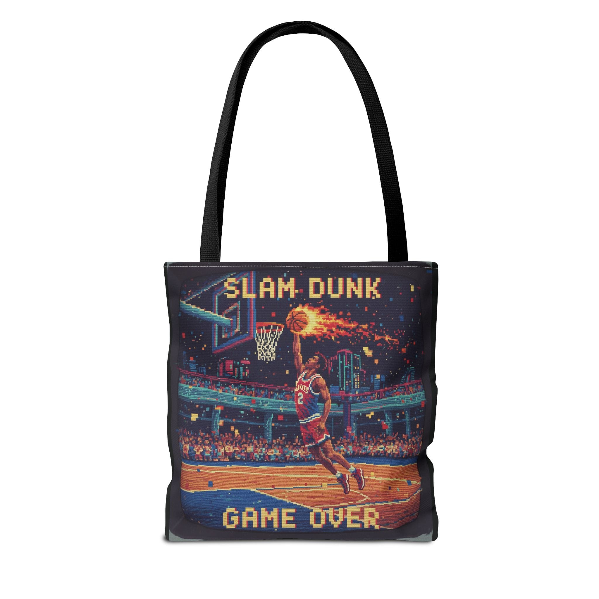Vibrant Graphic Tote Bag, Stylish Reusable Bag for Shopping, Beach, Gym, Travel, Gift for Sports Lovers, Retro Gaming Enthusiasts - Image 2