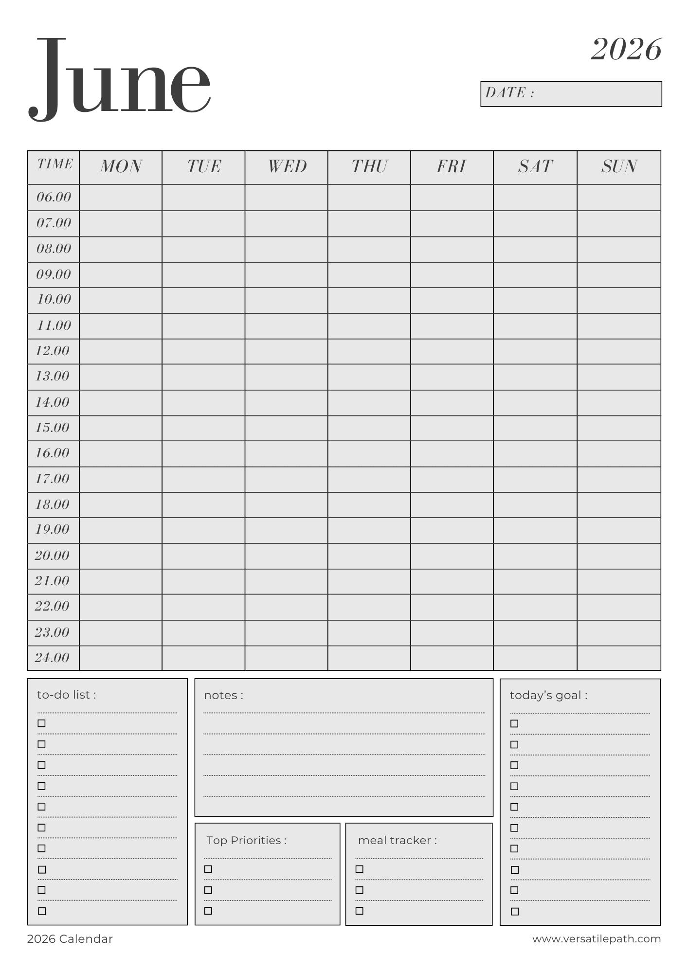 📅 2026 Printable Digital Planner – Daily, Weekly & Monthly PDF - Image 15